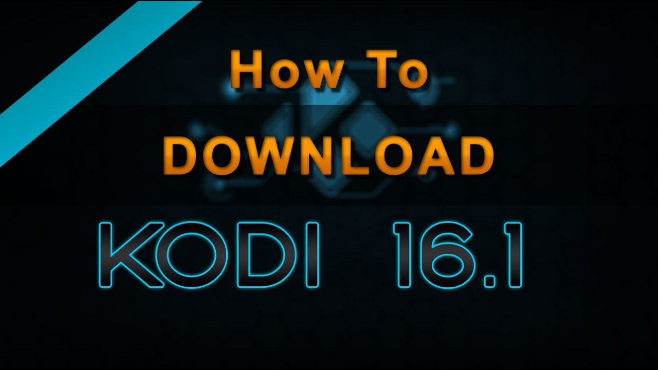 Download Kodi 16.1 Mac